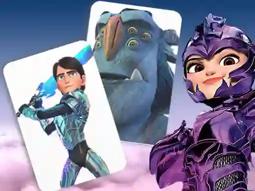 游戏Trollhunters Rise of The Titans Memory Card Match在线
