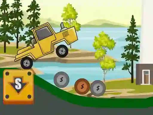 游戏Hill Climb Tractor 2D在线