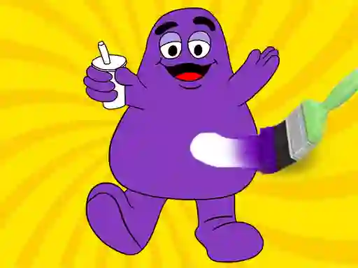 游戏Grimace Shake Coloring Book在线
