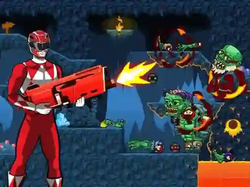 游戏Power Rangers shoot Zombie在线