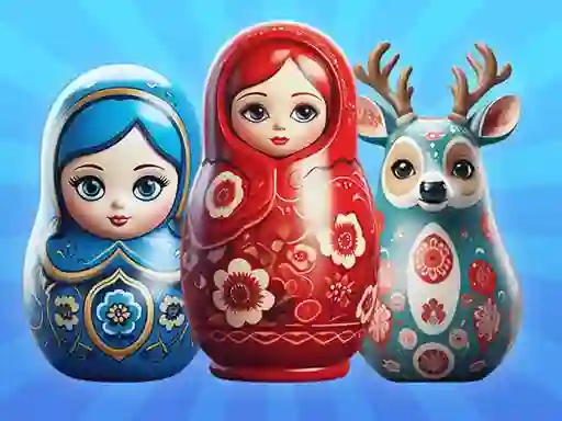 游戏Sort by Matryoshka Shelves!在线