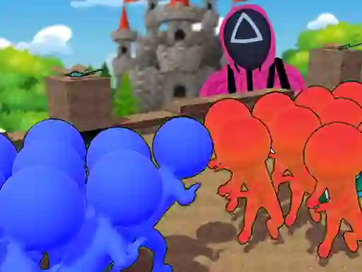 游戏Squid Game Crowd Pusher在线