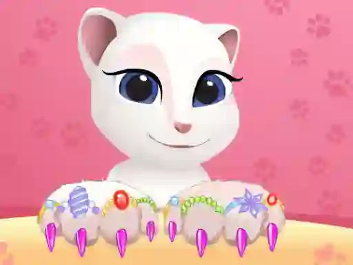 游戏Talking Tom Angela Great Manicure在线