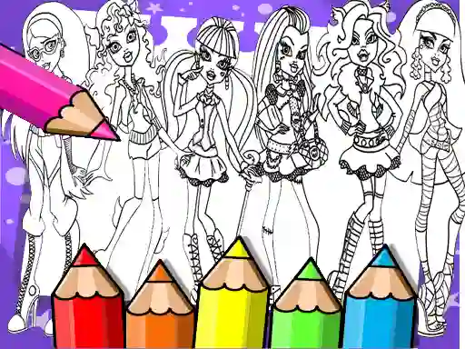 游戏Monster High Coloring Book在线