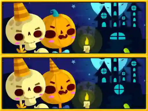游戏Find Differences Halloween在线