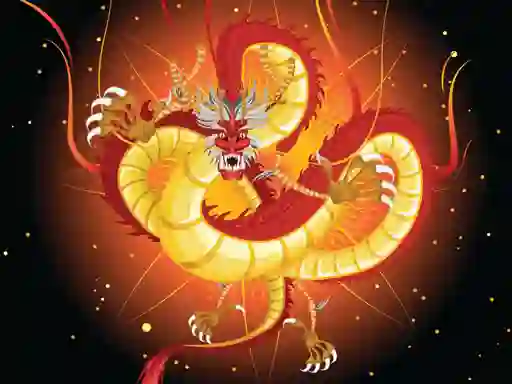游戏Chinese Dragons Coloring在线