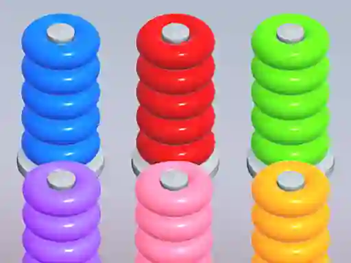 游戏Color Ring Sort在线