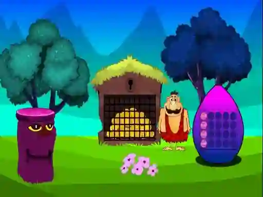 游戏Caveman Treasure Escape在线