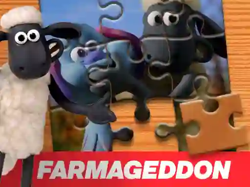 游戏 A Shaun the Sheep Movie Farmageddon Jigsaw Puzzle在线