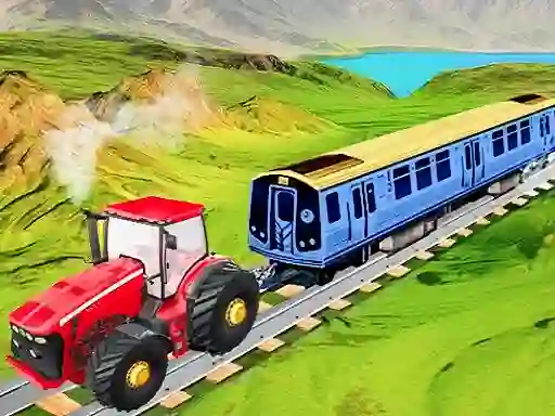 游戏Chain Tractor Train Towing Game 3D在线