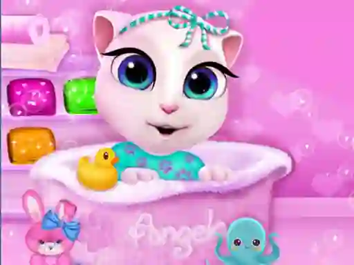 游戏Baby Angela Bathing Time在线