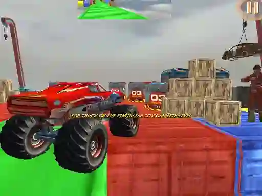 游戏Monster Truck Driving Stunt Game Sim在线