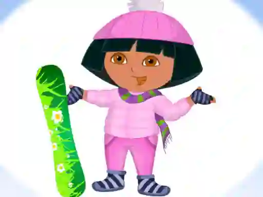 游戏Dora Ski Winter Dressup在线