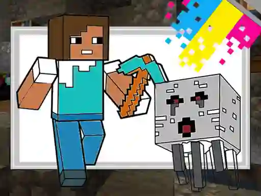游戏Minecraft Coloring Pages在线