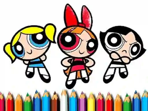 游戏PowerPuff Girls Coloring Book在线