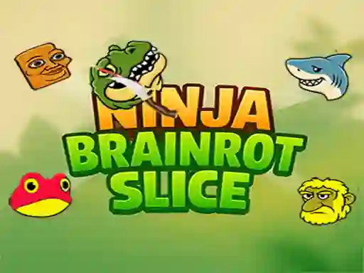 游戏Ninja brainrot Slice在线