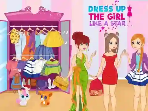 游戏Dress Up The Girl Like A Star在线