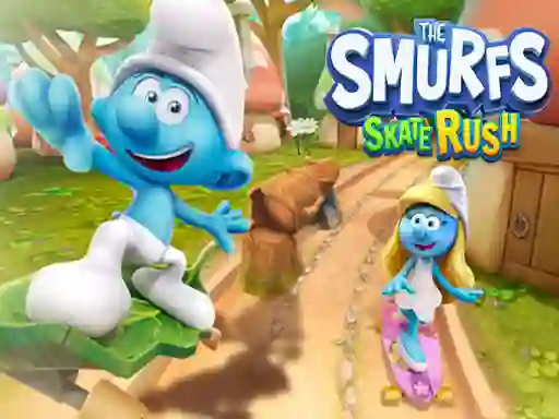 游戏The Smufrs Skate Rush在线