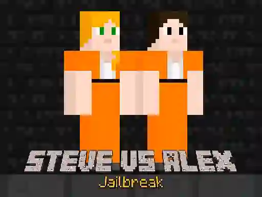 游戏Steve vs Alex Jailbreak在线