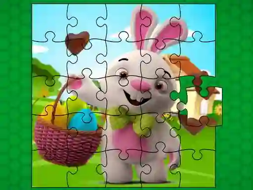 游戏Easter Bunny Eggs Jigsaw在线