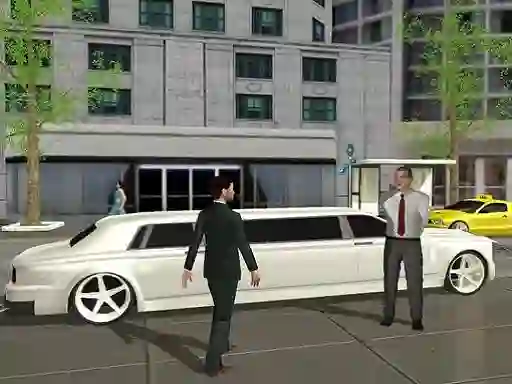 游戏Limo Taxi Driving Simulator: Limousine Car Games在线