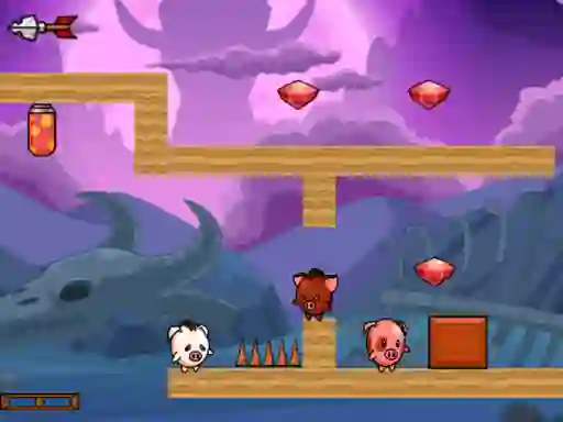 游戏Pig Bros Adventure在线