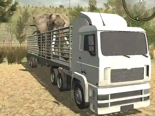 游戏Offroad Truck Animal Transporter在线