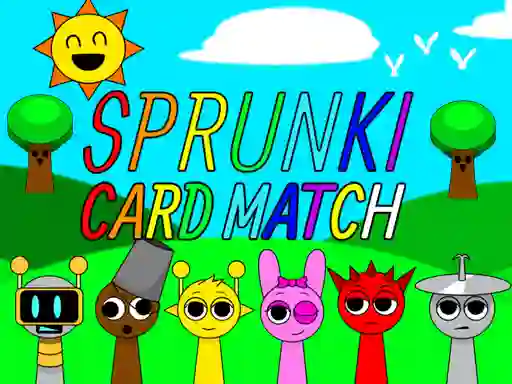游戏Sprunki Card Match在线