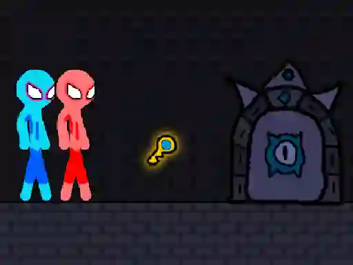 游戏Red and Blue Stickman Rope在线