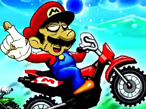 游戏Super Mario Halloween Wheelie在线