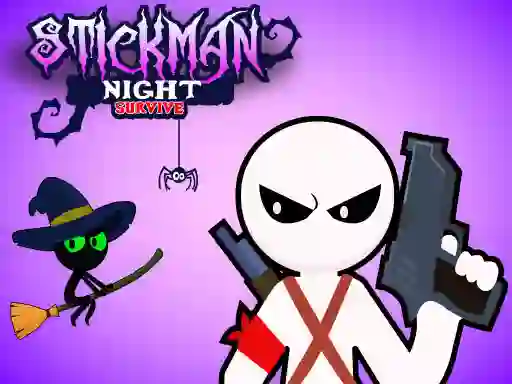 游戏Stickman Night Survive在线