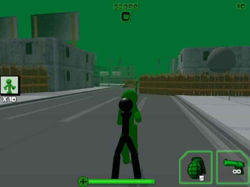 游戏Stickman Zombie射击3D在线