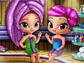 游戏Shimmer and Shine：桑拿房里的起泡杜松子酒 在线