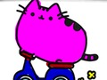 游戏回到学校：可爱猫咪涂色在线