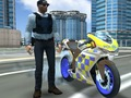 游戏警察摩托车交通骑士在线