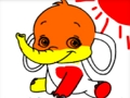 游戏大象涂色书在线