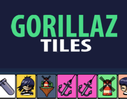 游戏意想不到的 Gorillaz 瓷砖在线