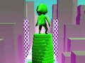 游戏堆栈塔颜色运行 3d 塔运行立方体冲浪者 在线
