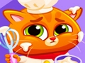 游戏可爱的虚拟猫在餐厅 在线