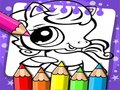 游戏Littlest 宠物店着色书 在线