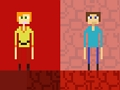 游戏火柴人 Steve vs Alex Nether 在线