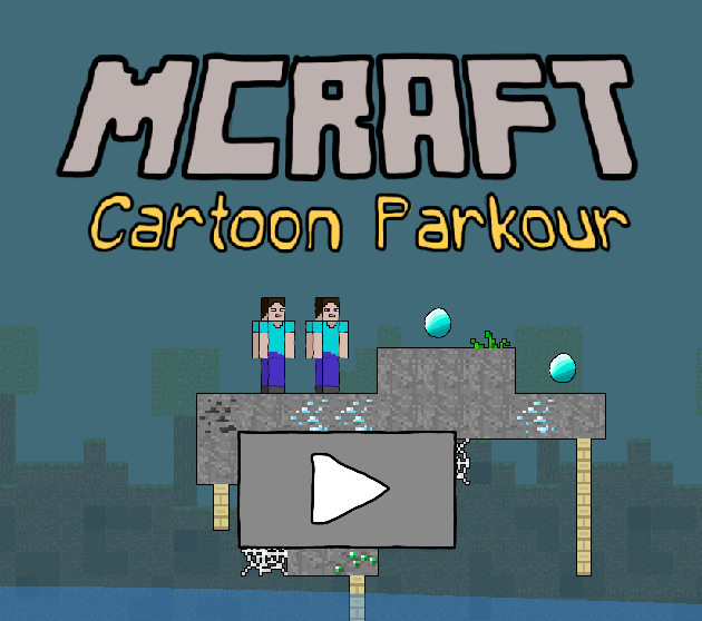 游戏Mcraft 卡通跑酷 在线