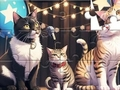 游戏拼图游戏：唱歌的猫 在线
