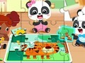 游戏拼图游戏：熊猫宝宝玩拼图 在线