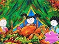 游戏拼图游戏：感恩节快乐 在线