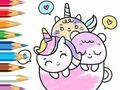 游戏着色书：一杯独角兽 在线