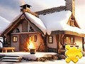 游戏拼图：雪屋 在线