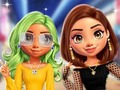 游戏Lovie Chic 的时尚露肩造型 在线