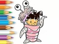 游戏着色书：怪物服装女孩 在线