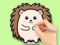 游戏着色书：可爱的刺猬 在线